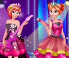 Elsa ve Anna Rockstar