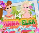 Elsa ve Anna’nın Tropikal Tatili