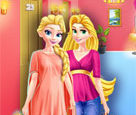 Elsa ve Rapunzel Elbise Dolapları