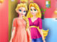 Elsa ve Rapunzel Elbise Dolapları