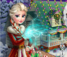 Elsa Yeni Yıl Evi Dekorasyonu