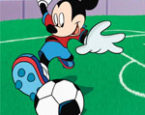 Futbolcu Mickey Mouse