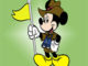 Golfcü Mickey Mouse