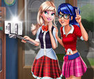 Ladybug ve Elsa Selfie Hazırlığı