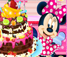 Minnie Mouse Çikolatalı Pasta