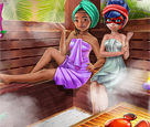 Moana ve Uğurböceği Sauna Keyfi