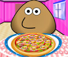 Pou Pizza Yapıyor