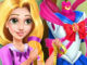 Rapunzel Cosplay Elbise Dikimi
