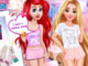 Unicorn Güzelleri Ariel ve Rapunzel